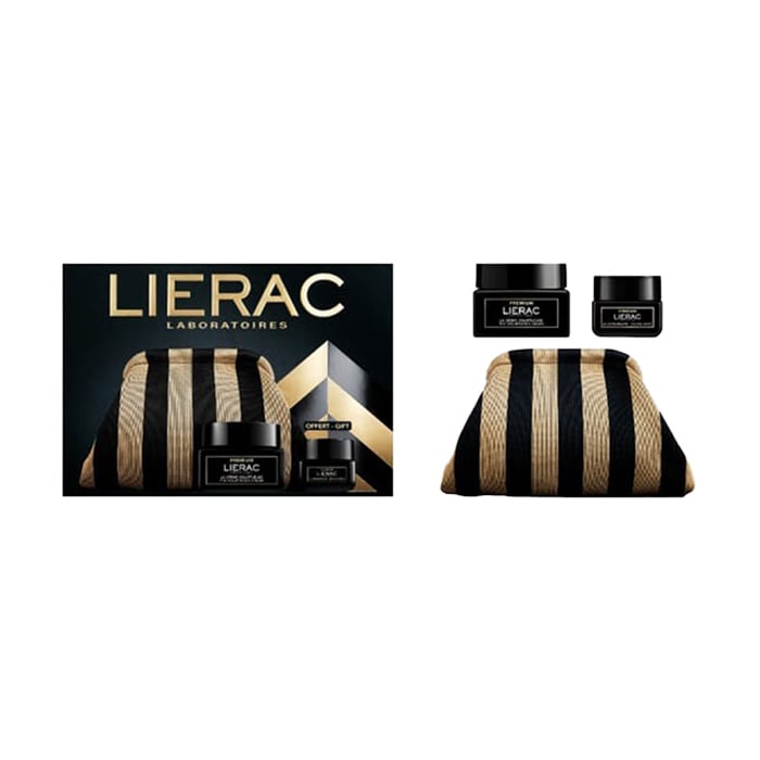 Набір для обличчя Lierac Premium (крем, 50 мл + крем для шкіри навколо очей, 15 мл + косметичка)